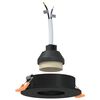 vidaXL Spotlight 24 pcs Svart 9 x 9 x 2 cm Aluminium