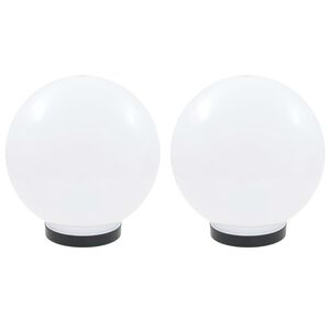 vidaXL Lampesett LED 2 stk sf&aelig;risk 25 cm PMMA