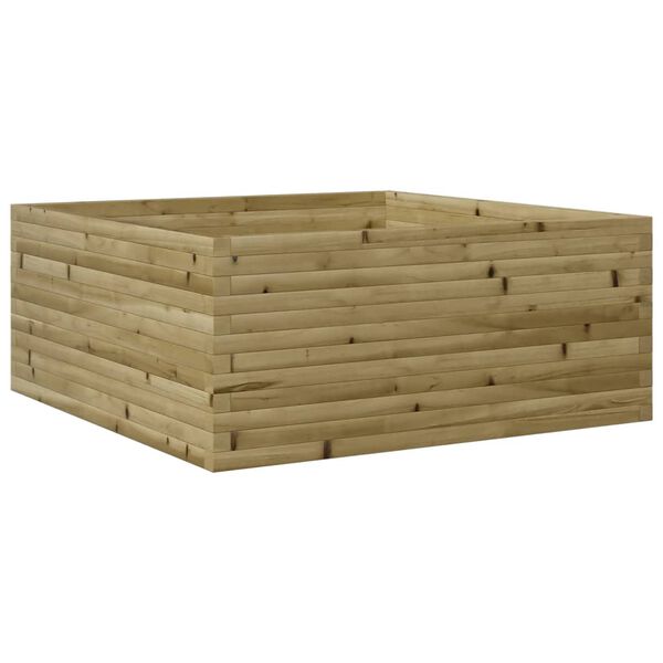 vidaXL Plantekasse 110x110x46 cm impregnert furu
