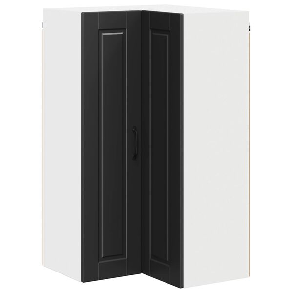 vidaXL Kj&oslash;kkenskap med hylle Svart 57 x 57 x 100 cm Konstruert tre