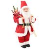 vidaXL Julenissefigur R&oslash;d 30 cm Polyester