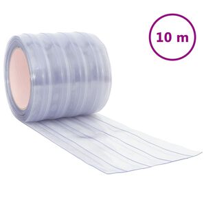 vidaXL D&oslash;rgardin gjennomsiktig 200 mmx1,6 mm 10 m PVC