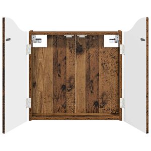 vidaXL Dartbrettskap Gammelt tre 56 x 12 x 63 cm Konstruert tre