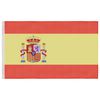 vidaXL Spansk flagg 90x150 cm