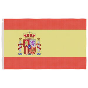 vidaXL Spansk flagg 90x150 cm