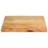 vidaXL Bordplate 40x40x2,5 cm naturlig kant heltre mango