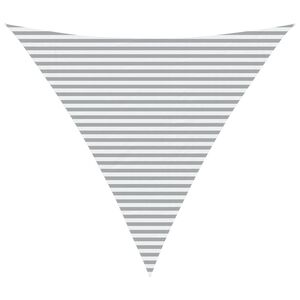 vidaXL Solskygge seil Lys Gr&aring; og Hvit 6 x 6 x 6 m