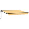 vidaXL Uttrekkbar markise sand 3,5 x 2,5 m Polyester og aluminium