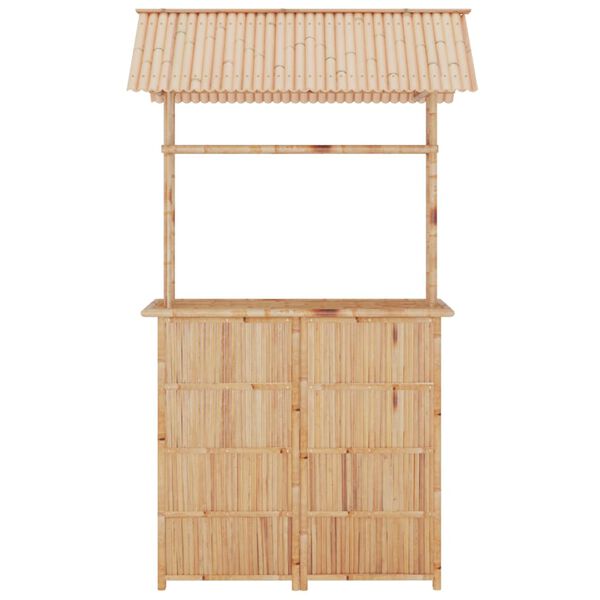 vidaXL Barsett 3 deler bambus