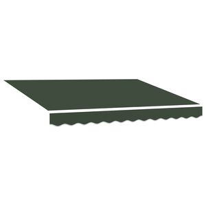 vidaXL Reserveduk til markise M&oslash;rkegr&oslash;nn 236 x 195 cm Polyester
