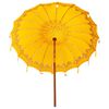 vidaXL Balinesisk Parasol Gul 215 x 215 x 260 cm