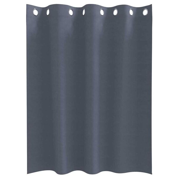 vidaXL Mørkleggende Gardiner med Ringer 2 pcs Antrasitt 140 x 140 cm