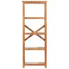 vidaXL Bokhylle 60x30x160 cm heltre akasie med honningfinish