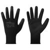 vidaXL Arbeidshansker 24 stk. Svart 10 / xl Polyester