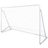 vidaXL Fotballm&aring;l st&aring;l 2 stk 240x90x150 cm