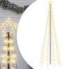 vidaXL LED Juletre med Spikes 570 LEDs Varm Hvit 300 cm
