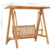 vidaXL Huskebenk 170 cm heltre teak