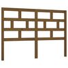 vidaXL Sengegavl honningbrun 156x4x100 cm heltre furu