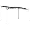 vidaXL Baldakin antrasitt 4x3 m 180 g/m&sup2; stoff og st&aring;l
