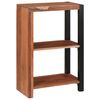 vidaXL Bokhylle Brun 50 x 30 x 75 cm Solid akasietre