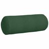 vidaXL Bolster puter 2 pcs Mørkegrønn Ø 25 x 70 cm Corduroy stoff
