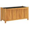 vidaXL Plantekasse med foring 99,5x38x50 cm helte akasie