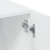 vidaXL Oppbevaringsskap hvit 80x42,5x225 cm konstruert tre