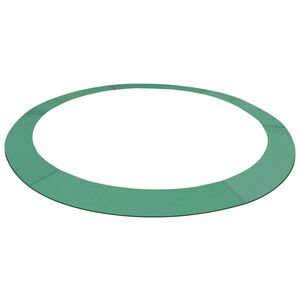 vidaXL Sikkerhetsmatte PE gr&oslash;nn 3,66 m rund trampoline