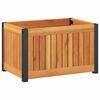 vidaXL Plantekasse 45x30x27,5 cm helte akasie og st&aring;l