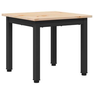 vidaXL Kaffebord Naturlig 40 x 40 x 36 cm Massiv furu