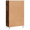vidaXL Highboard r&oslash;kt eik 69,5x31x115 cm konstruert tre