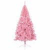 vidaXL Kunstig Forh&aring;ndsopplyst Juletre med 300 LED Rosa 180 cm PVC