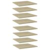 vidaXL Hylleplater 8 stk sonoma eik 40x40x1,5 cm sponplate