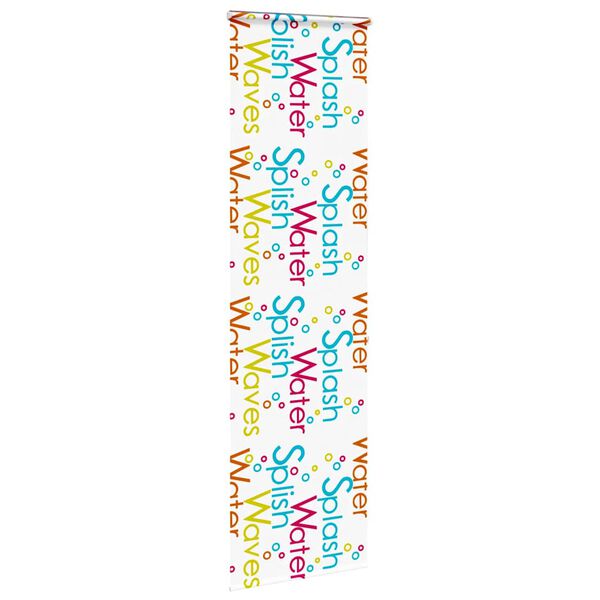 vidaXL Dusjrullgardin med kassett 70x240 cm Stoffbredde 66 cm