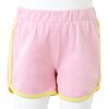 Barneshorts med trim knallrosa 140