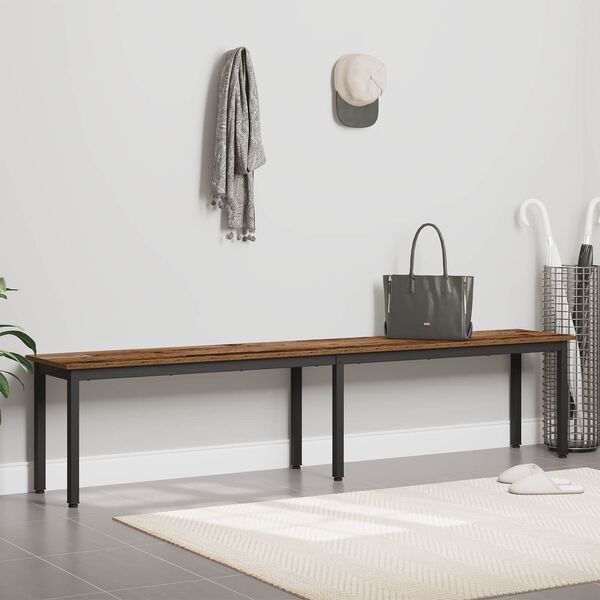 vidaXL benk Gammelt tre 200 x 35 x 45 cm Konstruert tre