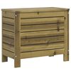 vidaXL Hagefotskammel 62x31,5x52 cm impregnert furu