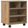 vidaXL Skiverstativ artisan eik 41 x 32 x 48 cm Konstruert tre