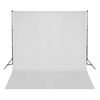 vidaXL Fotostudiosett med lyssett og bakgrunn