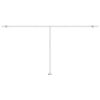vidaXL Manuell uttrekkbar markise med LED 600x300 cm antrasitt