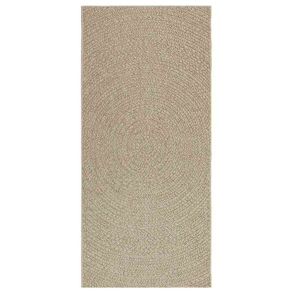 vidaXL Teppe ZIZUR beige 100x200cm jute-utseende innendørs og utendørs
