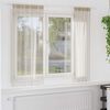 vidaXL Voile Gardin med gardiner 2 pcs sand 175 x 140 cm Polyester