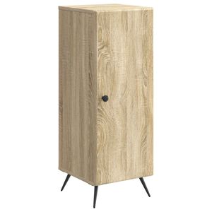 vidaXL Serviesskap Sonoma eik 33 x 34,5 x 90 cm Konstruert tre
