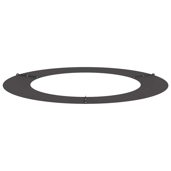 vidaXL passende for Flat Tre Ring Svart &Oslash;60 / 90 cm St&aring;l