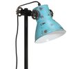 vidaXL Vegglampe 25 W denimbl&aring; 15x15x55 cm E27