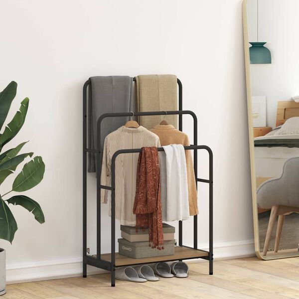 vidaXL Klesstativ Artisan Eik 60 x 30 x 100,5 cm Konstruert tre