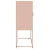 vidaXL Highboard Rosa 68x39x107 cm Stål