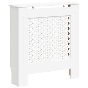 vidaXL Radiatordeksel MDF hvit 78 cm