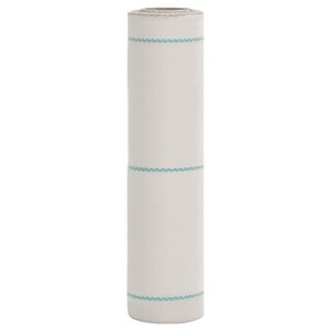 vidaXL Kontrollmatte for ugress hvit 0,5x10 m PP