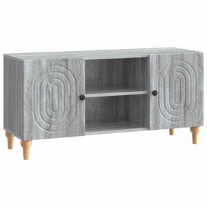 vidaXL TV-skap Gr&aring; sonoma 102 x 34,5 x 50 cm Konstruert tre